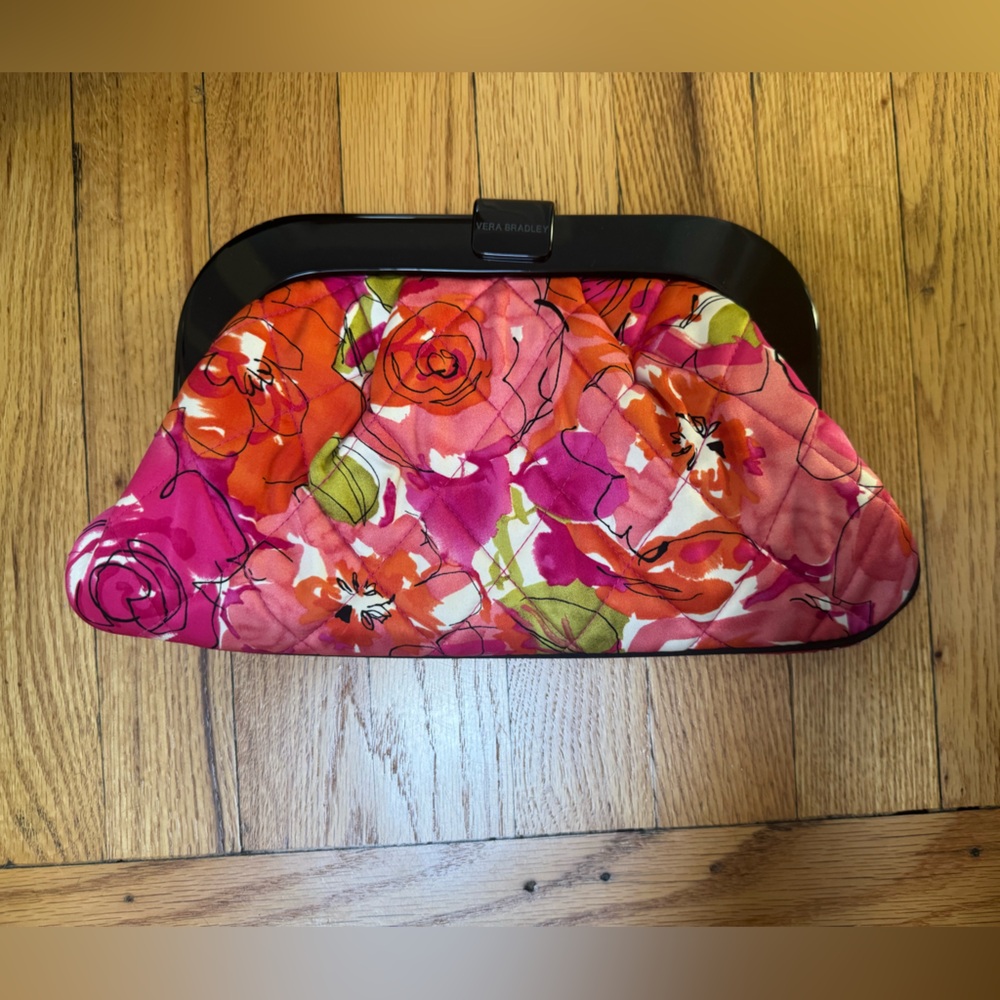 Vera Bradley Pink Floral Clutch